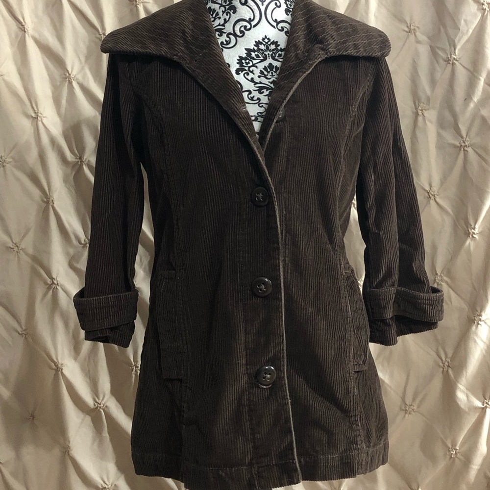 3/4 sleeve cotton jacket